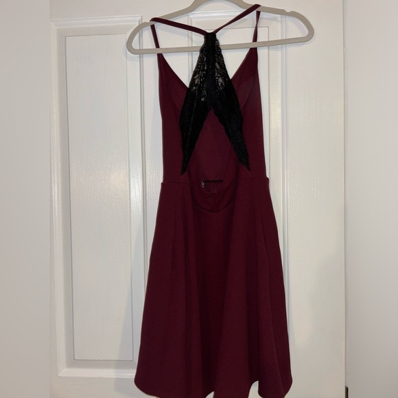 Burgundy Formal Dress - Picture 2 of 3